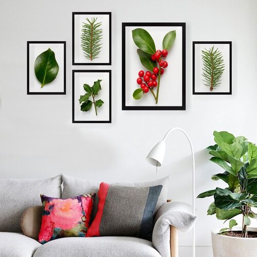 Aberto Design Wallity Set slika u okviru od MDF-a SET_068, 5 dijelova Cijene