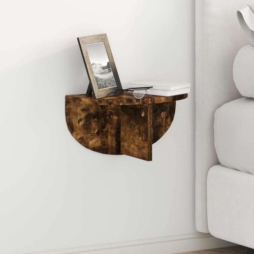  Polica na zidu Zidne 2 pcs Dimljeni hrast 38 x 19 x 19 cm Cene