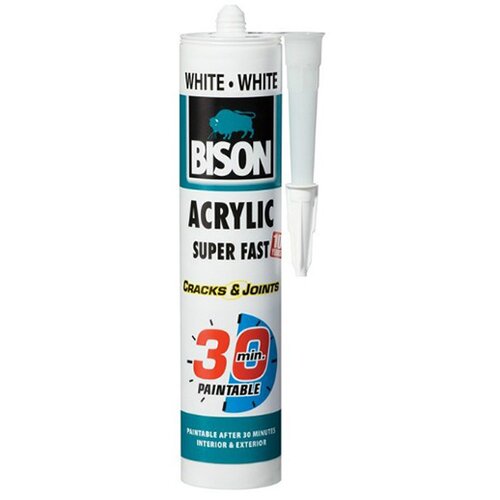  BRTVILO ACRYLIC SUPER FAST WHITE 300ML BISON Slike