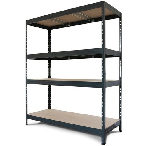 AR SHELVING regal 180 x 180 x 60 cm, antracit, siv, 4 police, 400 kg/polico, 8586002702354 Slike