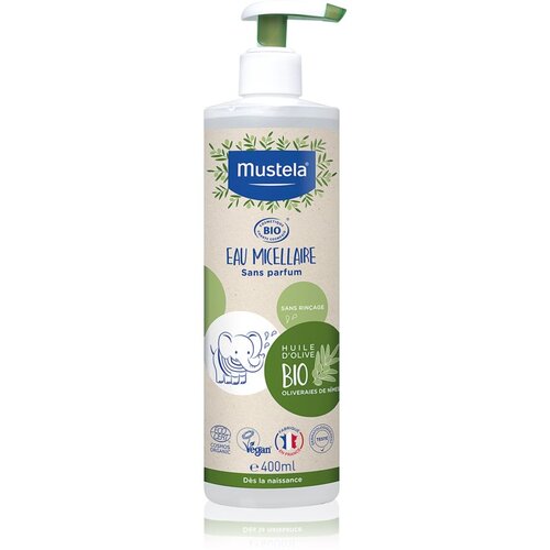 Mustela bio Micellar Water micelarna voda za či&scaron;ćenje, pogodna za djecu od rođenja 400 ml za djecu Cijene