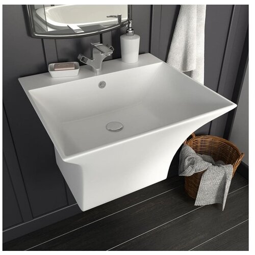  Stenski umivalnik iz keramike 500x450x410 mm bel Cene