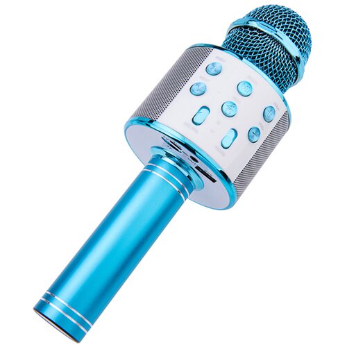 Oem TechKidz, Mikro karaoke Bluetooth s funkcijo snemanja in režo za kartico Micro-SD, Anas modra (petrolej), (5000232155) Cene