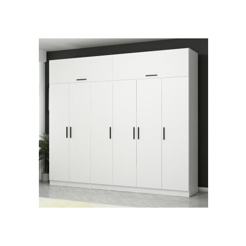 Hanah home Ormar Kale 270x255x52cm Bijeli Slike