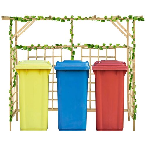 Furnova Vrtna pergola za 3 smetnjake impregnirana borovina, (21919351) Slike