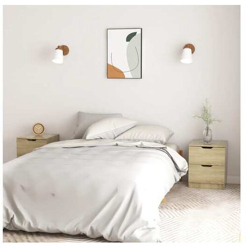  Nočna omarica 2 kosa sonoma hrast 40x40x50 cm iverna plošča Cene