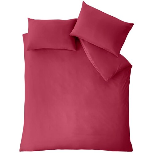 Catherine Lansfield Tamno ružičasta posteljina za bračni krevet/za produženi krevet 260x220 cm So Soft Non-Iron &ndash; Cijene