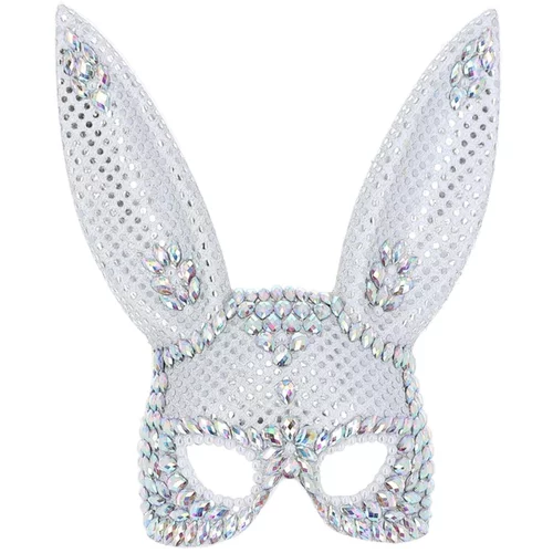 Fever Jewel Bunny Mask Silver