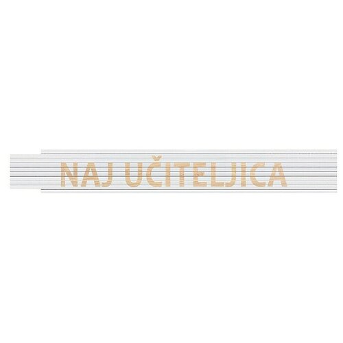 HEKA Zidarski metar (Duljina: 2 m, Bijela, Natpis: Naj učiteljica) Cijene
