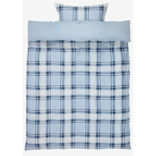  Set flanelske posteljine, 140x200cm, Plava Cijene