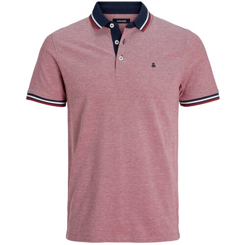 Jack & Jones Muška majica JJEPAULOS POLO SS NOOS roze Slike