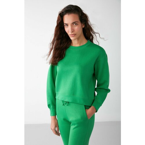 GRIMELANGE Sweatshirt - Green - Regular fit Cene