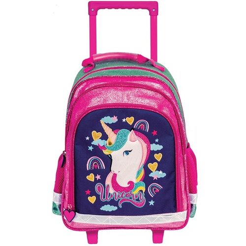 Scool ranac Trolley Unicorn 38x29x14cm SC1638 Cene