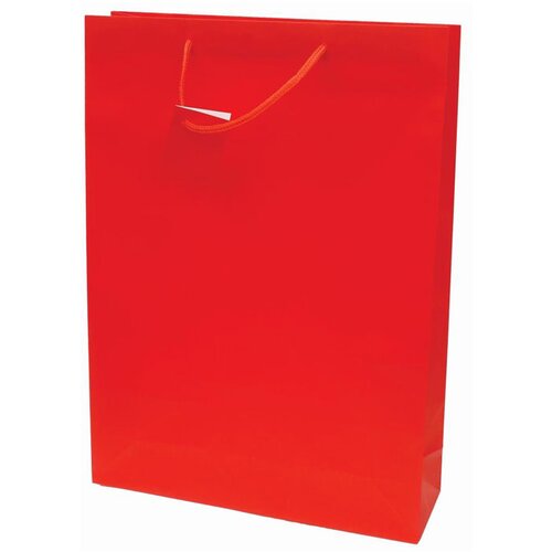  Darilna vrečka, plastificirana, jumbo, mat rdeča Cene