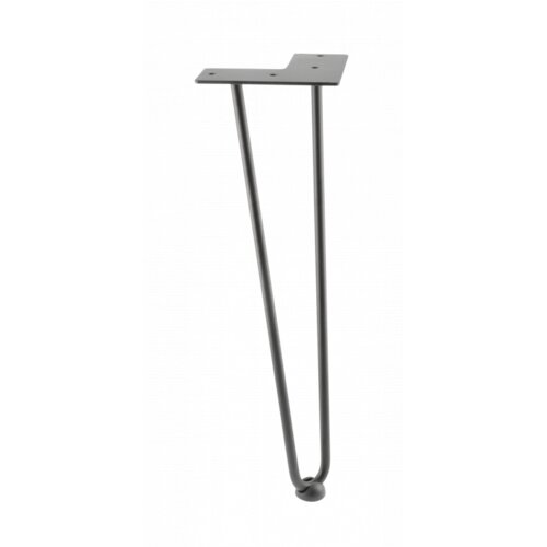 Gtv Hairpin nogara za sto sa 2 &scaron;ipke Arto h-406, Crna Cene