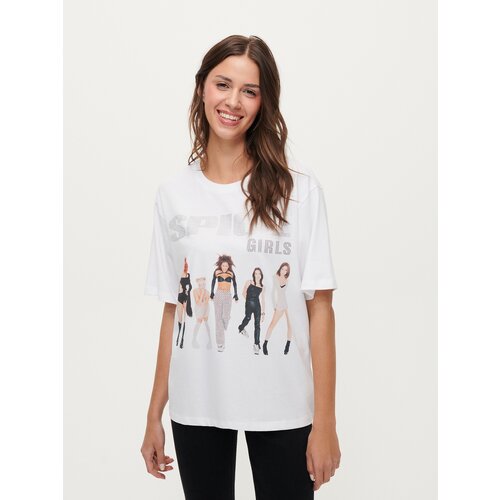 House - Loose fit majica kratkih rukava Spice Girls - Bijela Slike