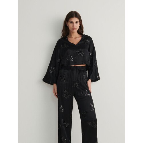 Reserved Ladies` blouse - črna Cene
