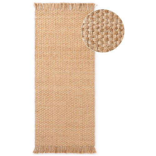 Hanse Home Obojestranski/ročno tkan tekač iz jute v naravni barvi 80x300 cm Fjord &ndash; Cene