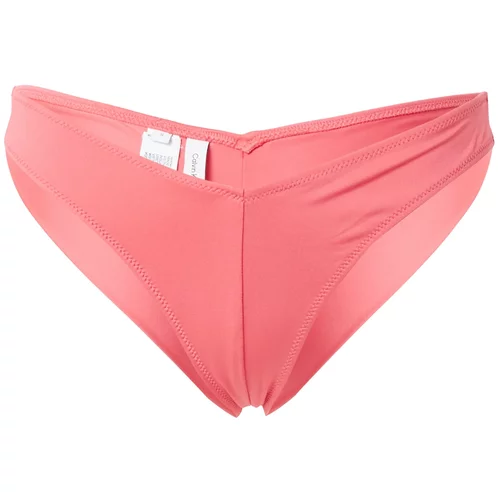 Calvin Klein Swimwear Bikini donji dio prljavo roza / bijela