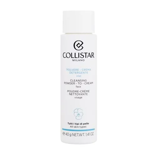 Collistar Cleansing Powder-To-Cream fini prašak za čišćenje lica 40 g za ženske