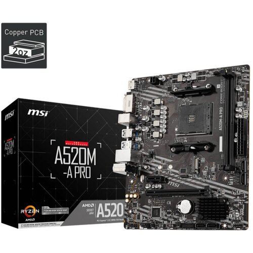 MSI AM4 A520M-A PRO matična ploča Cene