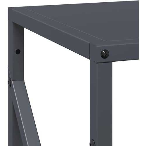  Stalak za drva antracit 34x25x100 cm Hladno valjani čelik Slike