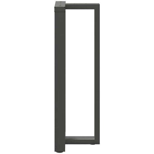  Noge barski stol T-oblika 2kom antracit 40x35x(110-111)cm čelik Slike