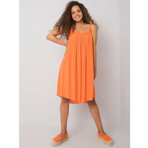 Fashion Hunters Airy orange dress OH BELLA Slike