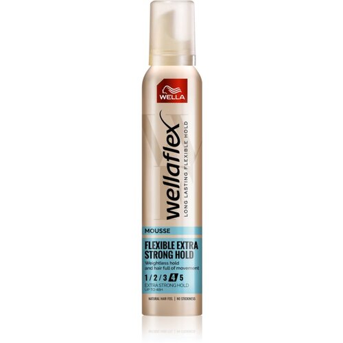 Wella Wellaflex Flexible Extra Strong pjena za kosu s dodatno pojačanim učvršćivanjem 200 ml Cijene