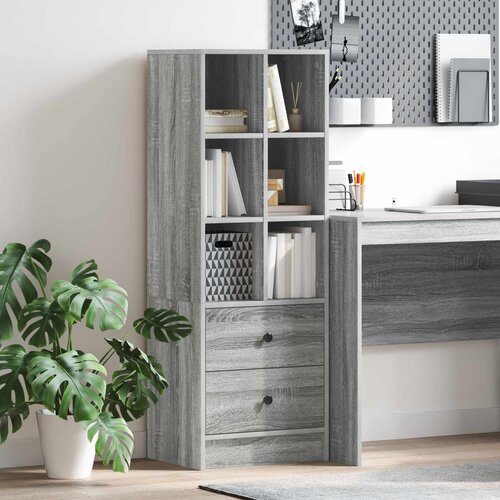  Highboard s ladicama Siva Sonoma 45,5 x 34 x 127 cm Cene