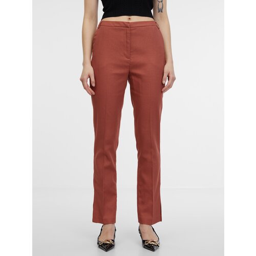 Orsay Brown Women's Trousers - Women's Cijene
