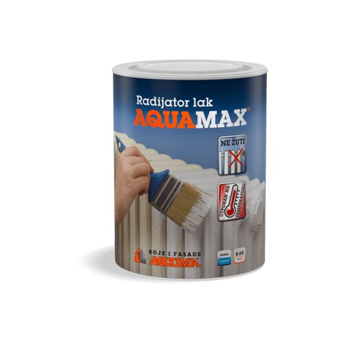Maxima aquamax radijator lak emajl za radijatore i radijatorske cevi 0.65L Slike
