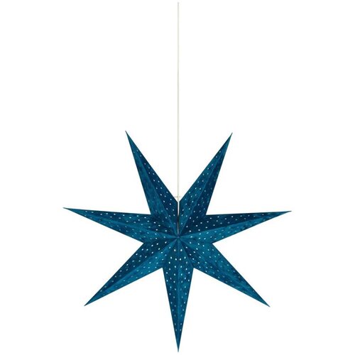 Markslöjd 705487 - Božićna dekoracija VELOURS 1xE14/6W/230V 75 cm plava Cene
