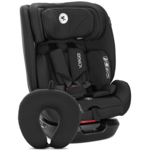 Lorelli auto sediste voyager i-size (40-150cm) - black + jastuk za putovanje ( 10072072601 ) Slike