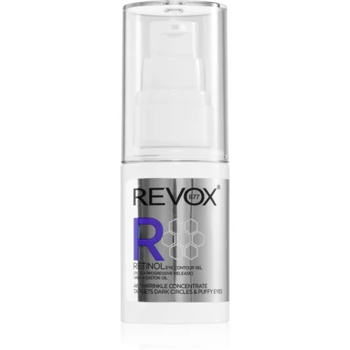 REVOX B77 Retinol Eye Contour Gel anti-age krema za područje oko očiju protiv oticanja i tamnih krugova 30 ml