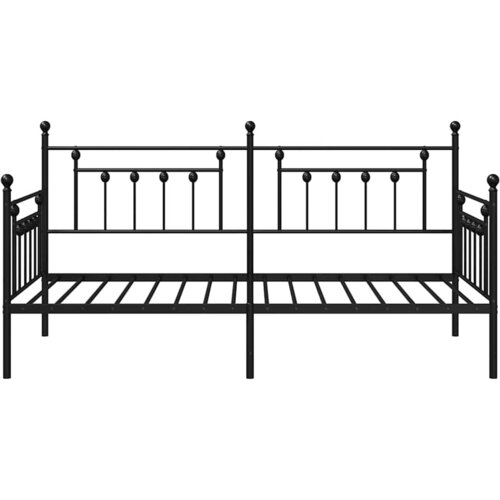  Krevet na kat Crna 107 x 203 cm Čelik Slike