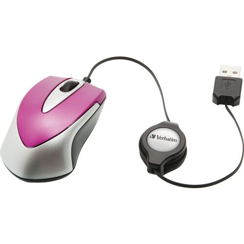 Verbatim Go Mini Optical Travel Mouse Hot Pink Cijene