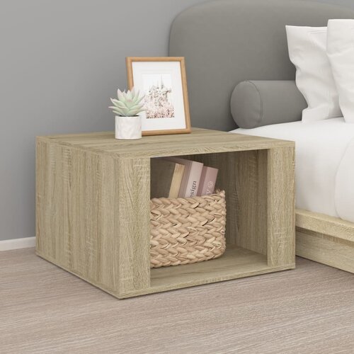 vidaXL Nočna mizica sonoma hrast 57x55x36 cm inženirski les Cene