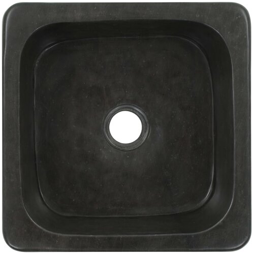  Umivaonik od riječnog kamena 30 x 30 x 15 cm crni Slike
