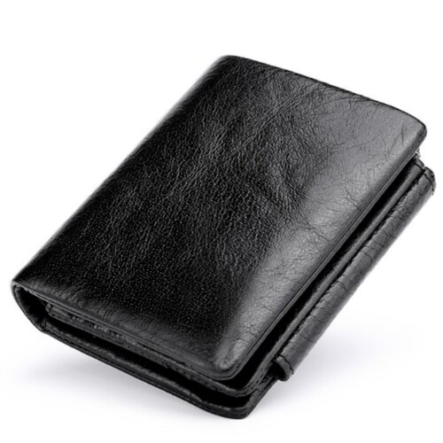 INF RFID varna usnjena denarnica za moške – trojna teža in vitkost Black, (22062056) Cene