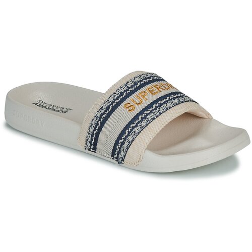 Superdry Natikači Vegan Webbing Pool Sliders Bež Slike