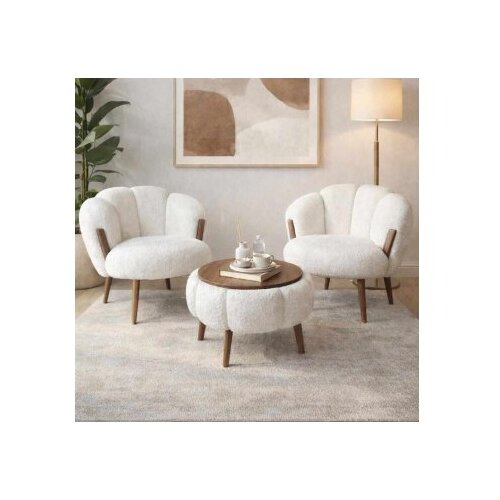 Atelier Del Sofa fotelje i klub stočić star white Slike
