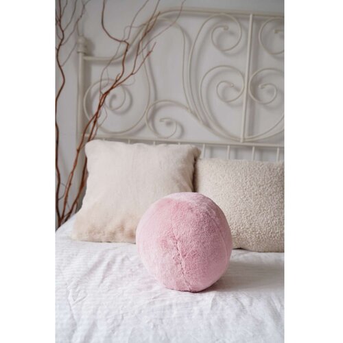 Mioli Decor Ukrasni jastuk Pelus Top, 25x25x25 cm, Svijetlorozi Slike