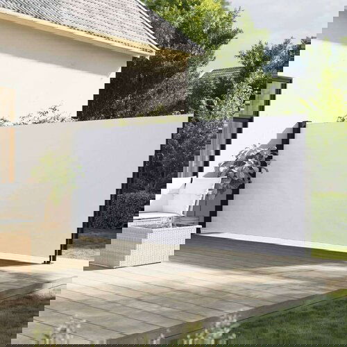  Zložljiva stranska tenda bela 180x600 cm Slike
