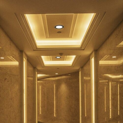  LED ugradni spot 28W/230V 3000/4000/6400K, prečnik 20 cm, crna Slike