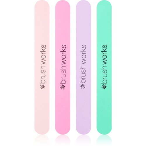 Brushworks Nail Files Pastel set pilic (za nohte) Cene