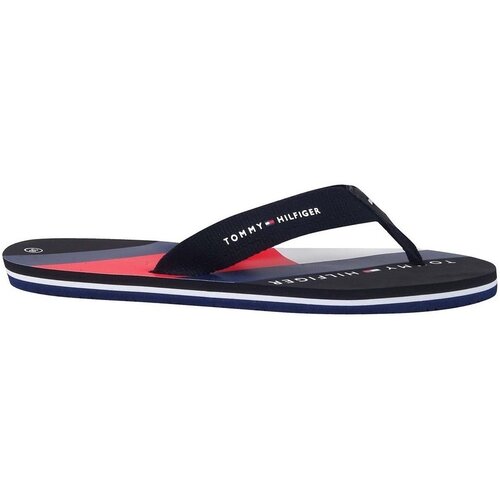 Tommy Hilfiger Japonke Flag Print Flip Flop Črna Slike