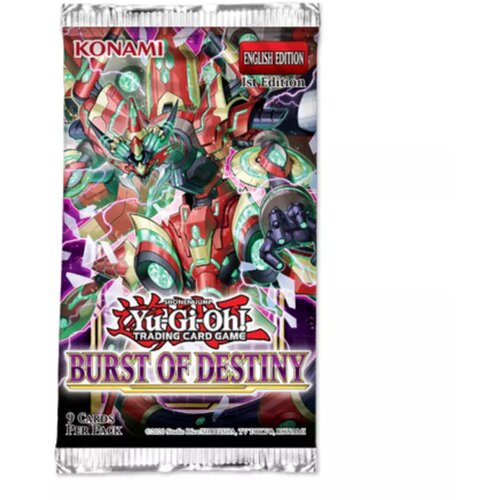 Konami yu-gi-oh! tcg: burst of destiny - booster box (single pack) [1st edition] Slike