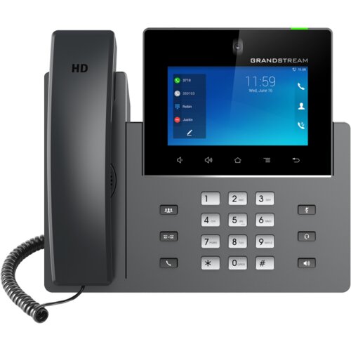 Grandstream GXV3350 multimedia android 16-line/16-SIP voip hd telefon, 5" (1280x720) touch screen hd tft lcd, ugrađen bluetooth, wifi 2.4/5GHz Cene