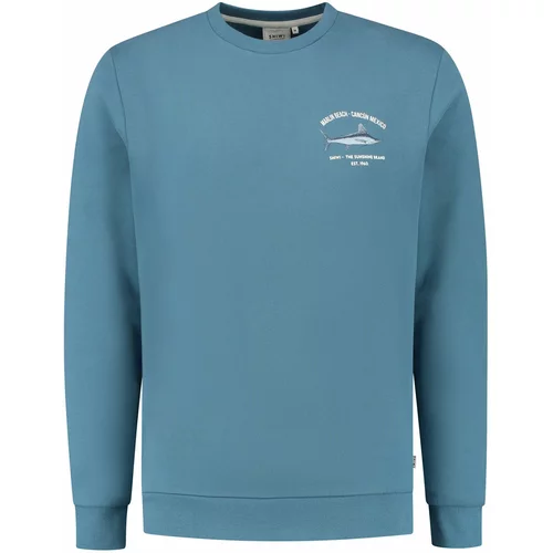 Shiwi Sweater majica 'Marlin' azur / bijela